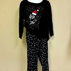 Plus size in every story Christmas pajamas